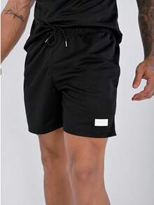 VITARA Men's Sports Shorts | Breathable Dry Fit Fabric | 2 Colors | Ideal For Training And Everyday Life, CrossFit, Running, Bodybuilding, Soccer, Gym - 黑色 - 查看 1