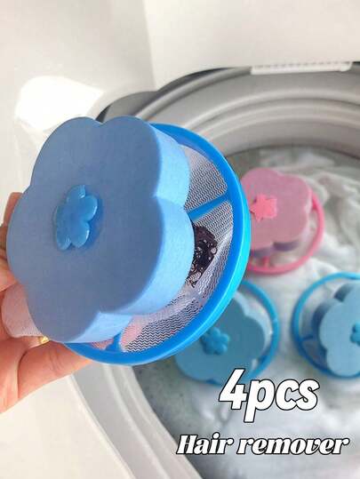 4-Piece Set Of Washing Machine Filter, Sponge Filter, Multifunctional Washing Care Net Tool, Practical Washing Machine Cleaning Mesh Bag, Washing Cotton Wool Collector, Reusable Household Filter Washing Machine Trap Mesh Bag, Pet Hair Remover, Washing Machine Cotton Wool Catcher, Washing Pet Hair Catcher, Suitable For Cleaning And Maintenance Of Household Washing Machine Filters.