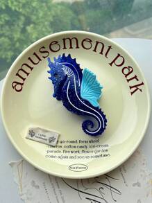 全新醋酸纤维海洋系列发夹 - 海豚、鲸鱼、水母超大发夹,装饰发饰发夹爪夹发夹发夹发夹发夹秋冬度假装女士 - 多色 - 查看 26