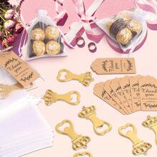 1pc Crown Rhinestone Beer Bottle Opener, Creative Advertising Wedding Anniversary Small Gift - Multicolor - View 2