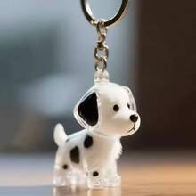 1pc Transparent Cute Dog Head Hair Storage Hanging Decor, Pet Hair Collection Box Golden Retriever Schnauzer Hair Keychain Memorial Collection Bag Keyring Pendant, Suitable For Halloween, Christmas Gifts