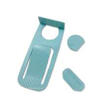 Multi-Function Door Stopper Ty Protector Creative Door Open Wedge Shaped Holder  Floor Door Stopper - Fashion Blue - View 12