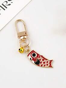 5pcs,35mm Alloy Oil Drip Koi Prayer Pendant.Not Easy To Lose Colour And Allergy.Suitable For Men And Women To Make Earrings, Necklaces, Bracelets, Hair Clips, Headdresses.Key Ring Decorations.Make Your Unique Charm Jewellery Hand Speed.Home Crafts Everyday Gifts.Smartphone With Decorative Parts - Koi Carp - View 9