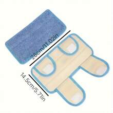 1reusable Ultra-Fine Fiber Mop Pads, Compatible With Wet Spray Washable, Durable Dry And Wet Floor Cleaning Cloths, Easy To Install, Floor Cleaning Supplies | Mop Head Compatibility | Durable Mop Refill, Floor Cleaning Mop