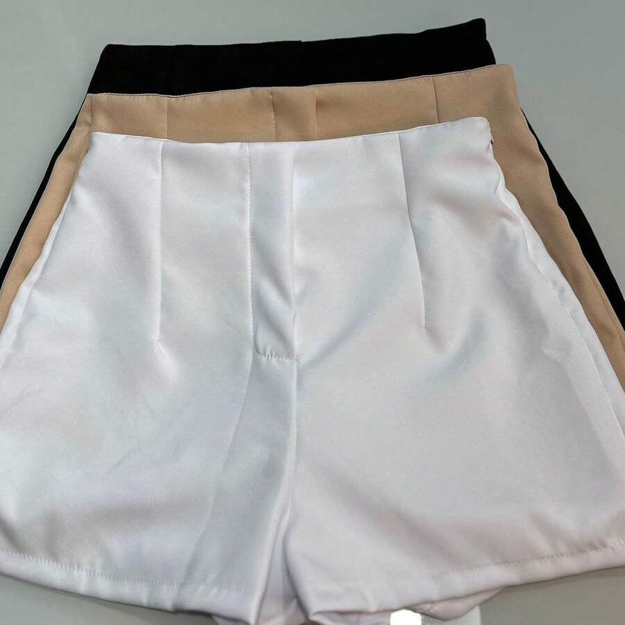 3-PIECE TAILORED SHORT KIT NEW FASHION 2025 - Black White Beige - View 1