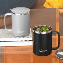 304 Stainless Steel Mug, Leak-Proof Seal, Office Cup, Tea Cup, Milk Cup, Travel Mug