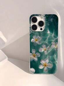 Funda con diseño floral moderno, suave, brillante, transparente, antihuellas y antirrayas. - Multicolor 7 - Ver 1