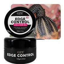 GZE 定型啫喱，抚平毛躁，驯服蓬乱，适用于假发和各种发型，多功能造型啫喱——这款多用途啫喱助您打造柔顺亮泽的秀发。 - 黑色 - 查看 3