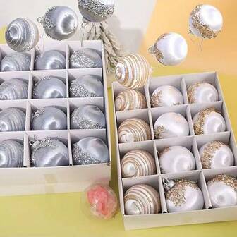 12 stycken julkulor i siden, julgransdekorationer i satin, lyxiga retro hängande juldekorationer till hemmet, lämpliga för julhelgen, bröllopsfest, julkulor i satinglitter, hängande julgransdekorationer i siden, lyxiga hemdekorationer, lämpliga för julgransblomstergirlanger, blomstergirlanger, bröllopsfestdekorationer (champagne), juldekorationer, rumsdekoration, vinterjuldekorationer, hem, julklappar, juldekoration