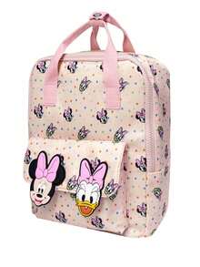 Donald Duck Cartoon Print Multifunctional Fashion Casual Cute School Bag Student Backpack Outing Travel School Bag - Multicolor - View 12