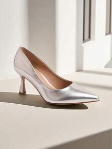 Women Pumps - Silver - View 2