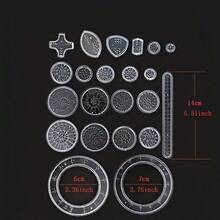 21件套益智万花筒玩具套装 - 趣味多样的魔法尺，是创意绘画的理想之选，也是完美的生日和圣诞礼物，以及优秀的学生文具奖励。 - 彩色 - 查看 3