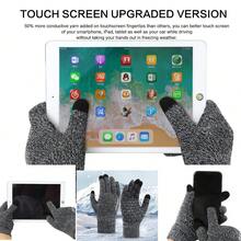 Winter Gloves, Men's And Women's Gloves, Upgraded Touch Screen Text Messages For Warm Running, Warm Soft Knitted Lining Winter Knitted Thickened Warm Cycling Gloves, Plush Woolen For Men And Women, Outdoor Cycling Touch Screen, Wear-Resistant, Breathable And Windproof[ Comfort & Warmth ] - Multicolor - View 4