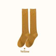 1双女士加厚保暖过膝袜，柔软透气纯色加厚抓绒腿套，冬季