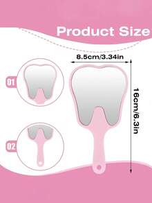 1 件镜子，手持化妆镜，随身旅行镜化妆镜，便携式美容镜，女士礼物，家居装饰，适用于水疗/浴室/家居/剃须/化妆镜