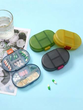 1pc Eight Compartment Pillboxes Travel Pill Dispensing Box Compartmentalized Portable Pill Box Mini Portable Waterproof And Moisture-Proof Pill Box Travel Essentials Travel Organizer Eight-Compartment Organizer Outdoor Travel Supplies Beach Summer Vacation Back To School Supplements & Medications - Perfect For Travel & Home Use Travel Accessories Travel Essentials Medicine Bag Pill Case Pill Containers Hospital Bag First Aid Kit Medicine Organizer Medicine Storage Bag Cruise Essentials Vacation Essentials