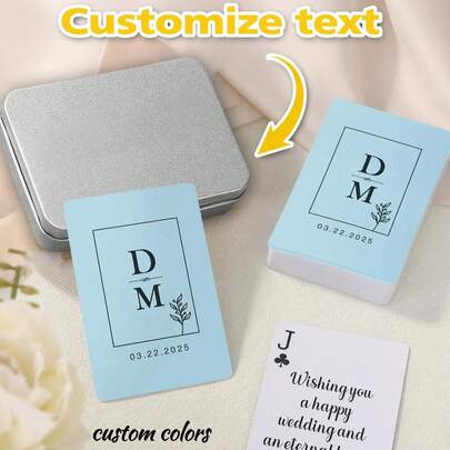Anpassade gästbokspelkort, bröllopsgästbokalternativ, bröllopssigneringsbok, förlovningsfestkort, personlig bröllopspresent