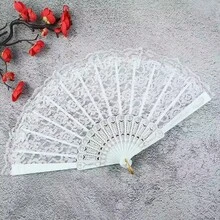 1 pieza Abanico plegable de encaje, vintage y elegante, abanico de encaje con borlas vintage noble, muy adecuado para reuniones de damas, accesorios fotográficos exquisitos y de moda, vestidos de fiesta, fiestas, regalos festivos, Halloween, Día de San Valentín. Enfriamiento de verano, playa, viaje, selecciones de primavera y verano, regalos para damas de honor, decoración de habitación, dormitorio, playa, viaje, para hombres, para mujeres, vacaciones, cosas lindas - Multicolor - Ver 15