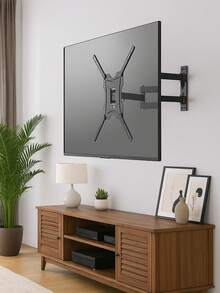 Soporte de Pared para TV de 32" a 55", Compatible con VESA, Fácil de Instalar - Negro - Ver 9