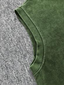 Men's Distressed "Power Totem" Graphic Sleeveless Tank Top