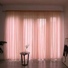1 unidad de cortinas de tul modernas y elegantes para sala de estar, dormitorio, cocina, cortinas transparentes de hojas verdes para ventana, cortinas de tul - Gris 1p Estilo 3 - Ver 18