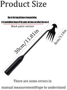1pc/Power-Saving Hand Weeding Tool, High Quality Manganese Steel Forged Whacker, 4-Tooth Dual Purpose Whacker, Garden Special Whacker For Lawn Maintenance, Whacking Tool, Root Pulling Tool, Gardening ,