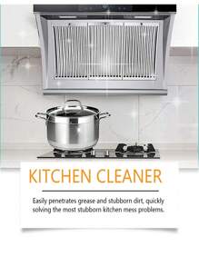 jakehoe Jakehoe Kitchen Foaming Cleaner, Effective Degreasing Foam Cleaner For Stove, Refrigerator And Home Cleaning. Versatile For Effectively Cleaning Cookware, Grill, Refrigerator And Other Equipment/Tools Of Oil Stains And Dust