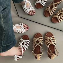 Women Flat Sandals - [升級版]白色 - 查看 3