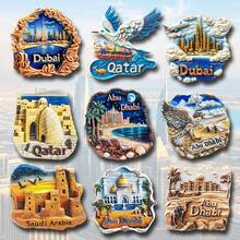 1pc Resin UAE Abu Dhabi Saudi Presidential Palace Desert Rose Eagle Camel Fridge Magnet, Meaningful Creative Gift For Travel Souvenir, Home Decor For Office, Bedroom, Kitchen - Multicolor - View 11