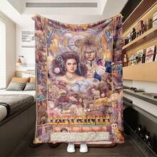 Maze Movie Theme Flannel Blanket - Extra Large, Soft & Comfortable, Polyester Blend, All Season, Machine Washable, Great For Bed, Sofa, Travel, Camping, Nap, Unique Gift Idea, Maze Movie Blanket | Modern Design | Polyester Blend, Maze Movie