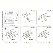 5-poziomowa drewniana półka ścienna, regał do przechowywania w sypialni, figurki, pudełka na drobiazgi