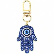 Evil Eye Keychain Hamsa Hand Keychain Protection Charm For Men Women Car Key Ring Bag Purse Accessories
