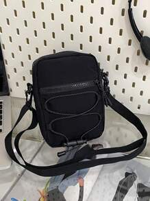 Umhängetasche für Herren im japanischen Arbeitsstil, lässige kleine Schultertasche für Jungen, neue kleine Schultertasche für Männer