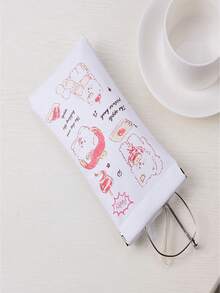 4 Styles Of Adorable Cartoon Eyeglass Cases - Featuring Cute Cat, Food, Panda Hugging Bamboo, And Lucky Cat Designs! Stylish Macaron Color Portable Scratch-Resistant Pouches Perfect For Girls, Ideal Travel Essentials For Back To School, Holiday Gifting, And Everyday Use, Combining Fun And Functionality For Fashion-Forward Eyewear Protection!