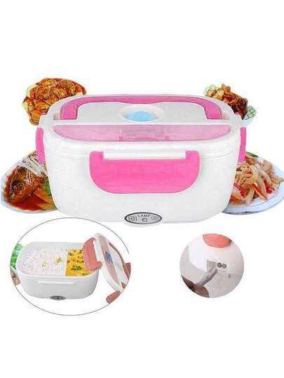 Fiambrera térmica portátil con caldera eléctrica, 110 V, Fiambrera con Colores diferentes