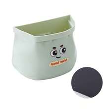 1pc New Magnetic Storage Box, Fridge Side Door Storage Rack, Household Kitchen Cling Film Holder, Wall-Mounted Storage Box