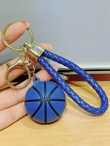 1 pieza Colgante de baloncesto, llavero con accesorio de baloncesto de goma suave y creativa, regalo de accesorios para coche, accesorios góticos lindos de Y2K, accesorios de Halloween, accesorios de Día del Maestro, cordones de identificación, accesorios de coche, adornos de bolso, accesorios navideños para coche, ideas de regalo para amigos y hermanas