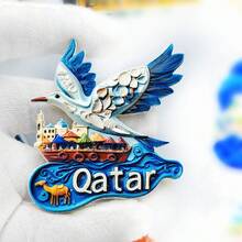 1pc Resin UAE Abu Dhabi Saudi Presidential Palace Desert Rose Eagle Camel Fridge Magnet, Meaningful Creative Gift For Travel Souvenir, Home Decor For Office, Bedroom, Kitchen - Multicolor - View 19