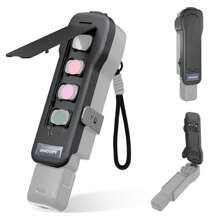 Pocket 3 Protective Case For Osmo Pocket 3,Gimbal Flip Protective Cover,4 CPL/ND Filters Storage Slots For Osmo Pocket 3 Creator Combo Accessories