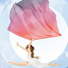 1 Cờ khiêu vũ nhiều màu, Cờ ca ngợi hình bán nguyệt, Đạo cụ biểu diễn của Nhà thờ Thiên chúa giáo, Đạo cụ lễ hội, Đạo cụ đệm sân khấu, Cờ cánh thiên thần - Nhiều màu - Xem 14