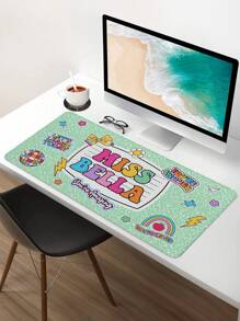 1pc Personalized Teacher Desk Mat, Custom Teacher Composition Book Desk Mat With Name, Teacher Gifts, Back To School, Teacher Appreciation Gift - Multicolor - View 13