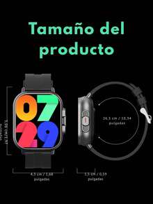 EFFEOKKI Smartwatch 2 en 1 con auriculares inalámbricos TWS, auriculares, función de llamada, medición de presión arterial, deportivo, compatible con iPhone y Android - Correa negra D8 - Ver 10
