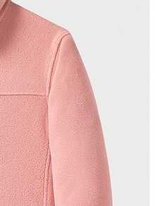 Damen Outdoor Lässig Fleecejacke, einfarbig minimalistisch, Herbst/Winter Stil, vielseitige Oberbekleidung