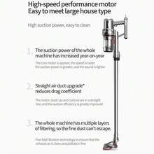 SOKANY Handheld Vacuum Cleaner Household 1.1L Large Dust Bin + Five-Fold Filtration, 90° Flexible Angle, 40-Inch Long Line, 450W High Power, High-Speed Motor, Pet Hair, Mattress In Addition To Mites, Dust And Gas Separation Without Dust, Essential Supplies For Family Life - EU C Type Plug(220-240V) - View 5