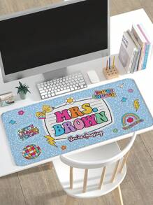 1pc Personalized Teacher Desk Mat, Custom Teacher Composition Book Desk Mat With Name, Teacher Gifts, Back To School, Teacher Appreciation Gift - Multicolor - View 18