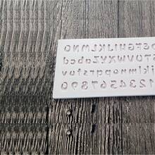 1pc Letter Number Silicone Mold, Candle Mold, Soap Mold, Resin Molds, DIY Soft Pottery Clay Drop Glue Decorative Mold,Hand Decorative Art Tools - White - View 4