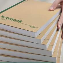 2 件 A5 高级笔记本 - 皮革封面、平放设计和 80gsm 防渗色厚纸，适用于子弹日记、艺术绘画、笔记记录 - 光滑的书写表面、耐用的装订、工作/学习记事本、自然美学、办公室员工使用 - 彩色 - 查看 1