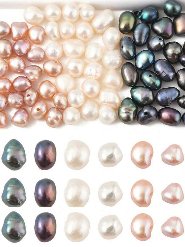 10 Stücke natürliche asymmetrische Süßwasserperlen, DIY Schmuckherstellung Zubehör