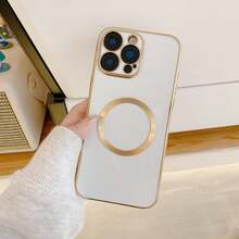 奢华电镀磁吸手机壳，防摔高端保护套，带防尘孔，加厚豪华设计，兼容三星 Galaxy S24 Ultra/S24 Plus/S24/S23 Ultra/S23 Plus/S23/S22 Ultra/S22 Plus/S22/S21 Ultra/S21 Plus/S21 FE/S23 FE/S20 Ultra/S20 Plus/S20 FE，兼容 OPPO A5x/C1 2 3 4 5 6 7 8 9/9 8 7 6 5 4 3 2 1，兼容 OPPO A1 2 3 4 5 6 7 8 9 9 8 7 6 5 4 3 2 1，防水防震防刮。 - 白色 - 查看 5