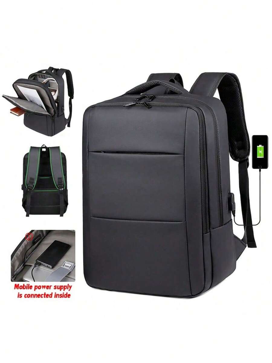Men Backpack Book School Bags, Commuter Rucksack Daypack For 16 Inch Laptop Large Capacity Travel Computer Rucksack, Male Student College Bag Business Backpacks